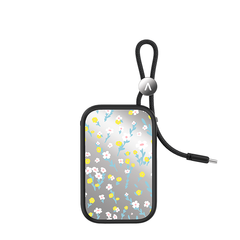 CaseBang MINI DAISY/For Lightning Secret Garden Power Bank Build-in Cable